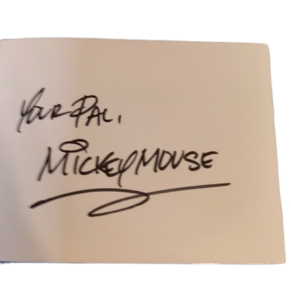 Disney World Year of A Million Dreams Pass and Book of 15 Character Signatures - Picture 7 of 13